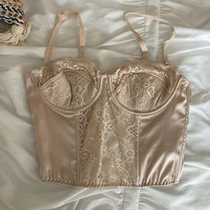 Blush corset top from Urban Outfitters